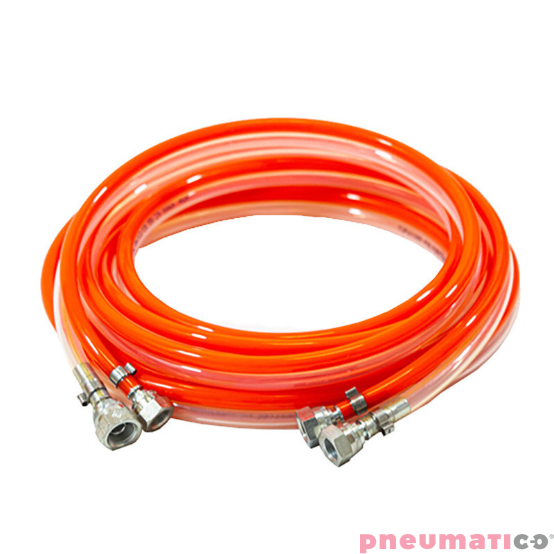 Zbiornik ciśnieniowy do natrysku 20L z mieszadłem Pneumatico Tank MP20-1-1E-20 + pistolet lakierniczy EXPERT HP 2,0 mm + wąż