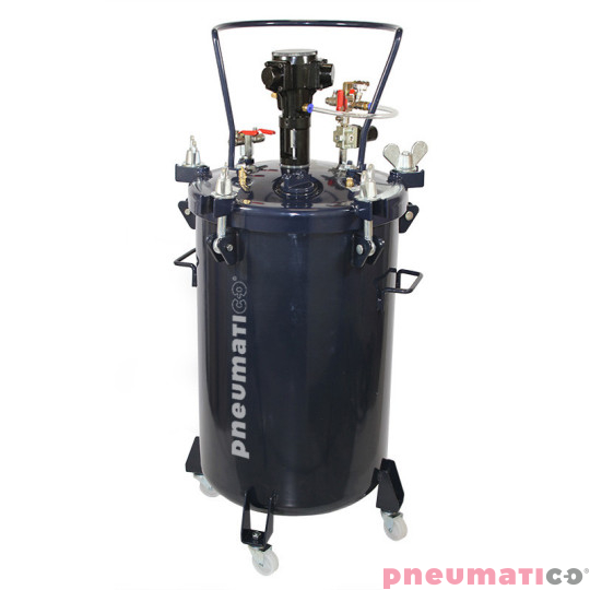 Zbiornik ciśnieniowy do malowania 60L z mieszadłem MP60-1-1-W5 Pneumatico Tank + wąż Zbiornik ciśnieniowy do malowania 60L z mieszadłem MP60-1-1-W5 Pneumatico Tank + wąż