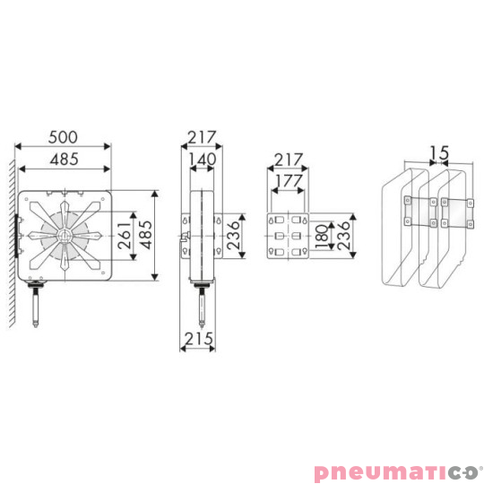 Zwijadło pneumatyczne RAASM 9450.505 18x9,5mm 10m Zwijadło pneumatyczne RAASM 9450.505 18x9,5mm 10m