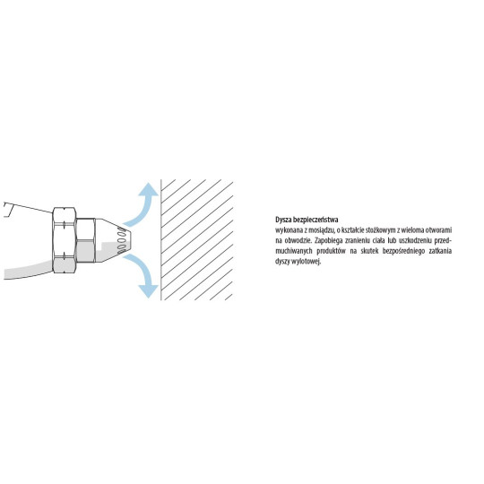Pistolet do przedmuchu z dyszą bezpieczną BS-13 Pistolet do przedmuchu z dyszą bezpieczną BS-13