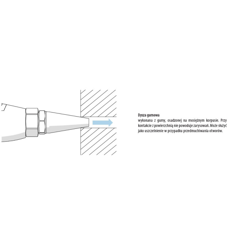 Pistolet do przedmuchu z dyszą gumową BN-13