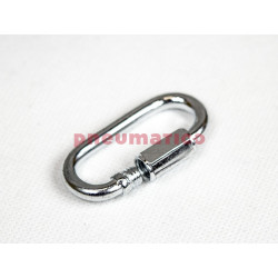 Ogniwo skrętne 5mm karabińczyk