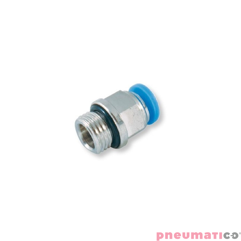 Złączka wtykowa prosta TEKALAN RQSG 10 mm NBR gw. zewnętrzny 1/8" RQSG1810G