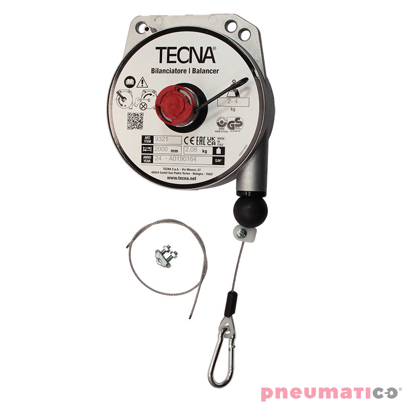Balanser linkowy 9321 TECNA 2-4kg 2000mm Balanser linkowy 9321 TECNA 2-4kg 2000mm