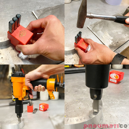 Komplet znaczników literowych 6mm do znakowarki pneumatycznej i znakowania ręcznego SA8771-110AC Komplet znaczników literowych 6mm do znakowarki pneumatycznej i znakowania ręcznego SA8771-110AC