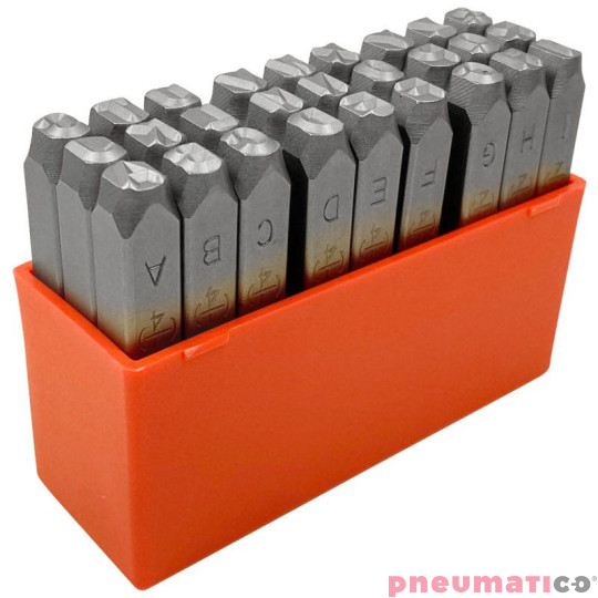 Komplet znaczników literowych 6mm do znakowarki pneumatycznej i znakowania ręcznego SA8771-110AC Komplet znaczników literowych 6mm do znakowarki pneumatycznej i znakowania ręcznego SA8771-110AC