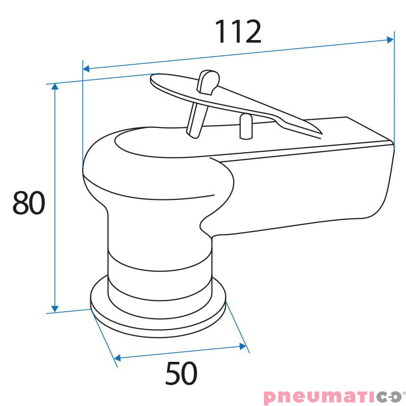 Krawędziarka pneumatyczna ukosowarka mini R1,5 SP AIR SP-7252FR