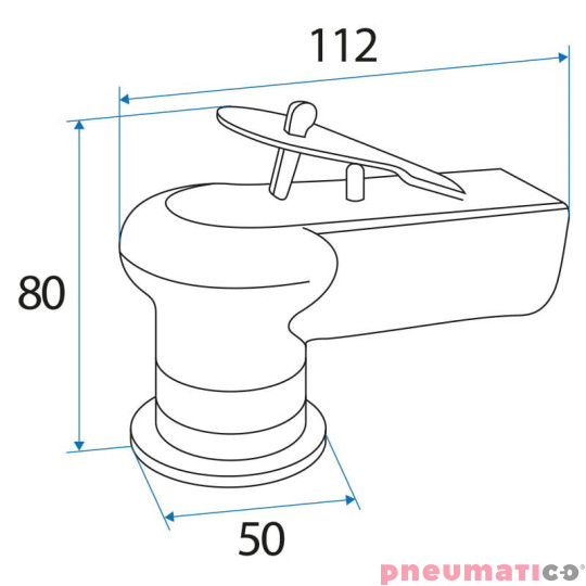 Krawędziarka pneumatyczna ukosowarka mini R1,5 SP AIR SP-7252FR