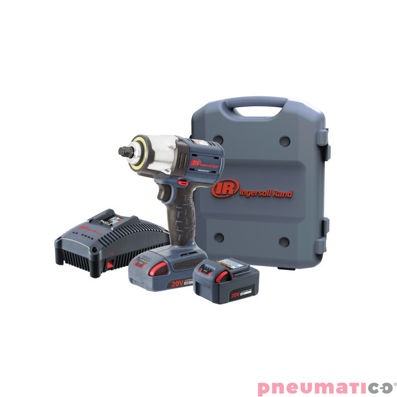 Akumulatorowy klucz udarowy 20 V 1/2 o średnim momencie obrotowym Ingersoll Rand W5153-K22B-EU (2x5Ah+Li-ion 20V) Akumulatorowy klucz udarowy 20 V 1/2 o średnim momencie obrotowym Ingersoll Rand W5153-K22B-EU (2x5Ah+Li-ion 20V)