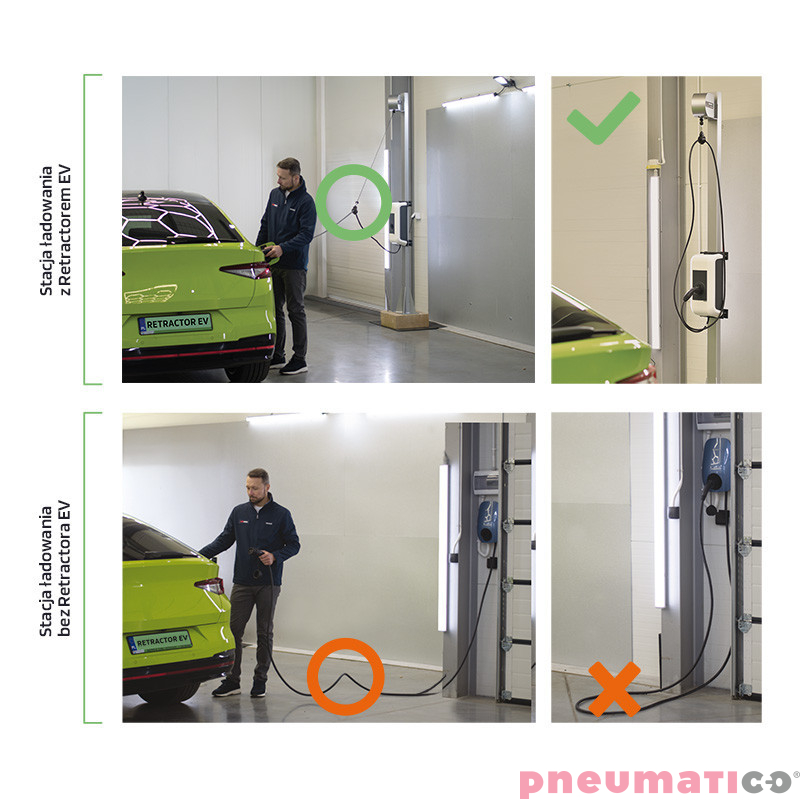 Retractor EV2 Pneumatico 4-6kg ⌀24,5-26 mm Retractor EV2 Pneumatico 4-6kg ⌀24,5-26 mm