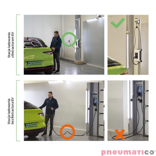 Retractor EV1 Pneumatico 2-4kg ⌀21-22 mm