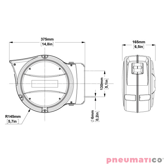 Zwijadło aluminiowe ZECA AL81/10 14x10mm 8m KPU Zwijadło aluminiowe ZECA AL81/10 14x10mm 8m KPU