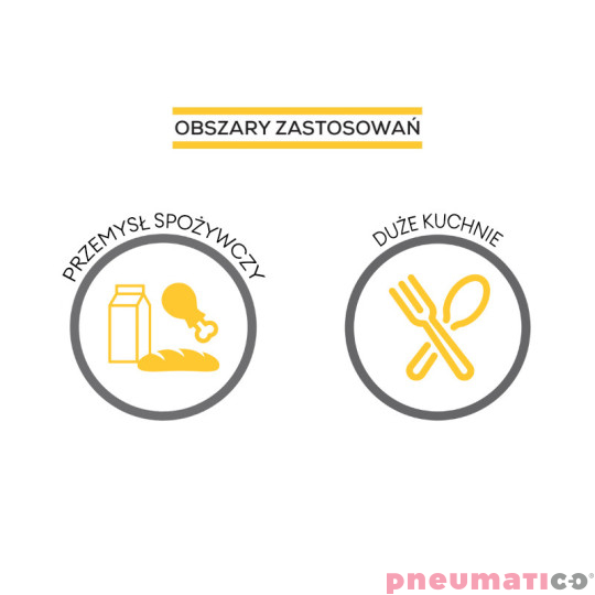 Zwijadło do przemysłu spożywczego ZECA AM86/13FD 20x12,5mm 12m Zwijadło do przemysłu spożywczego ZECA AM86/13FD 20x12,5mm 12m