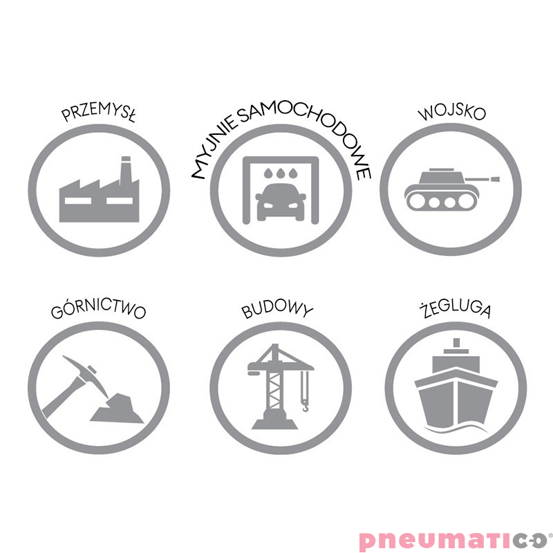 Zwijadło wysokociśnieniowe do wody i oleju 15,5x10mm G3/8"F ZECA 8442/1000 15m