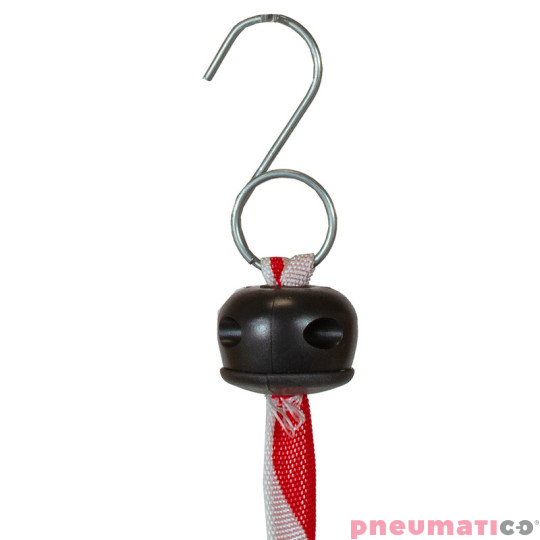 Zwijadło taśmy bezpieczeństwa biało-czerwonej ZECA 9801RW 8m