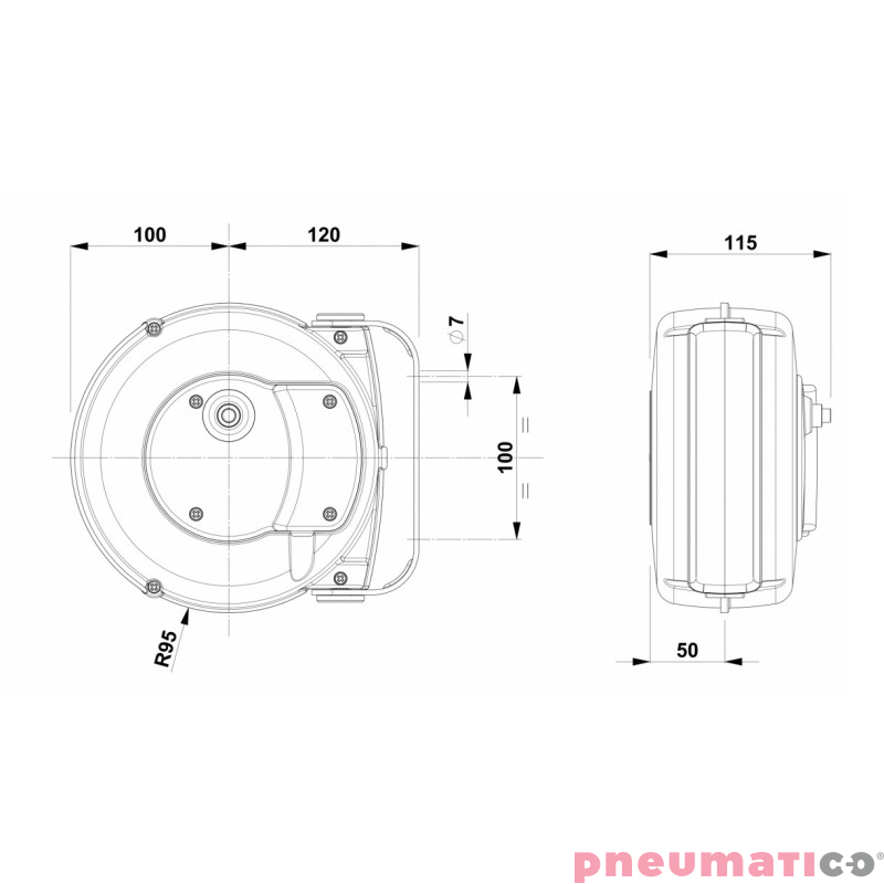 Zwijadło taśmy bezpieczeństwa czarno-ż&oacute;łtej ZECA 9801BY 8m