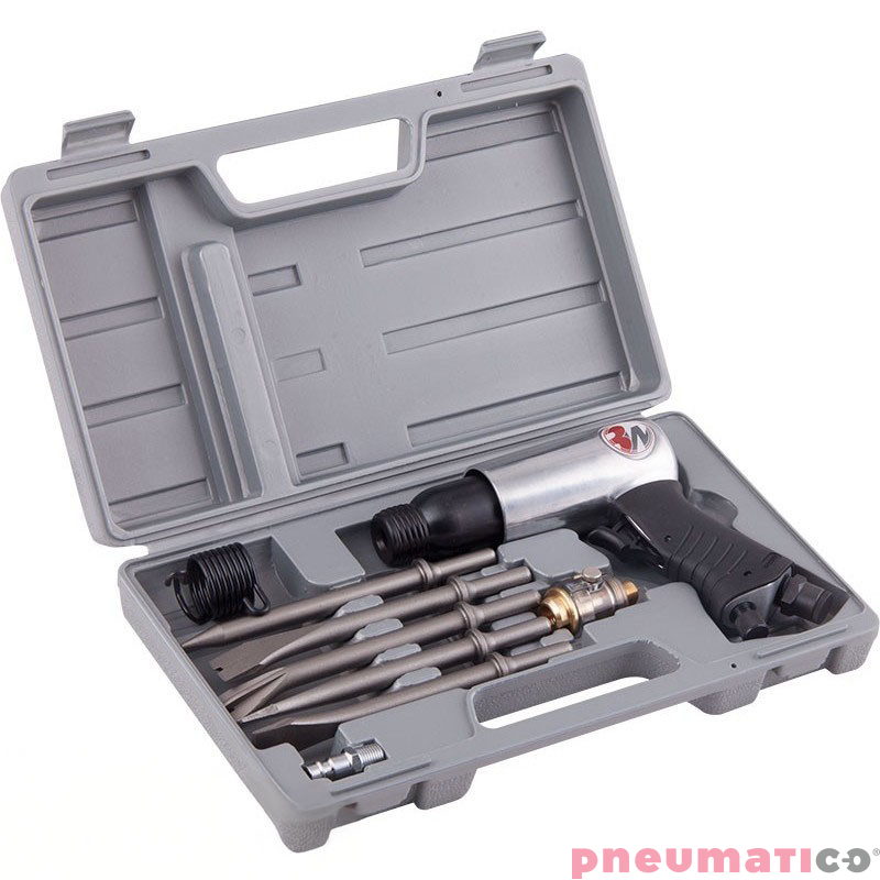 Młotek ścinak JONNESWAY JAH-6802K-10L z kpl. grotów okrągłych 175mm Młotek ścinak JONNESWAY JAH-6802K-10L z kpl. grotów okrągłych 175mm