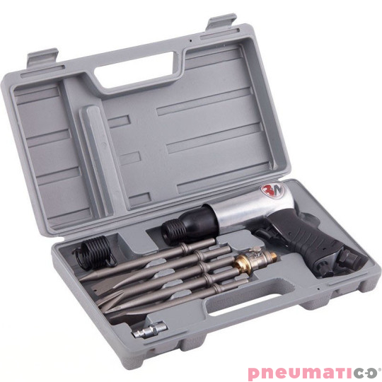 Młotek ścinak JONNESWAY JAH-6802K-10L z kpl. grotów okrągłych 175mm Młotek ścinak JONNESWAY JAH-6802K-10L z kpl. grotów okrągłych 175mm