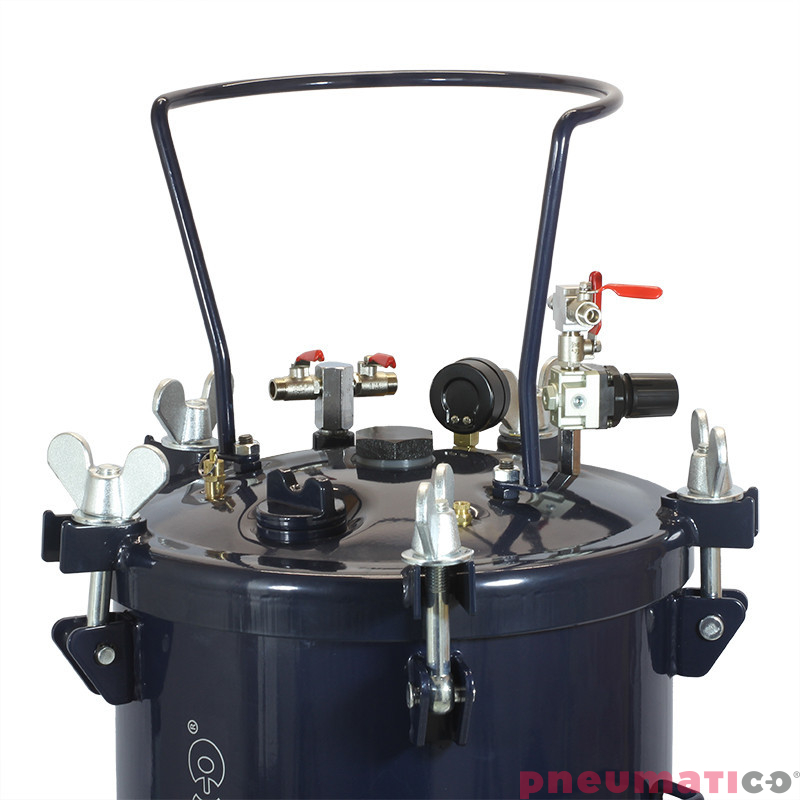 Zbiornik ciśnieniowy do natrysku 60L bez mieszadła Pneumatico Tank ZB60-1-1E-11 + pistolet lakierniczy EXPERT HP 1,1 mm + wąż