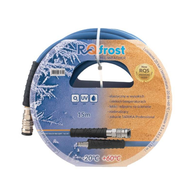 Wąż prosty hybrydowy RQfrost PVR09/010/1600KA 9,5x15,5mm 10m z szybkozłączem Wąż prosty hybrydowy RQfrost PVR09/010/1600KA 9,5x15,5mm 10m z szybkozłączem