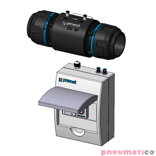 Zdalnie sterowany pneumatyczny zaw&oacute;r bezpieczeństwa Prevost 40mm PPS1 EKITVP40