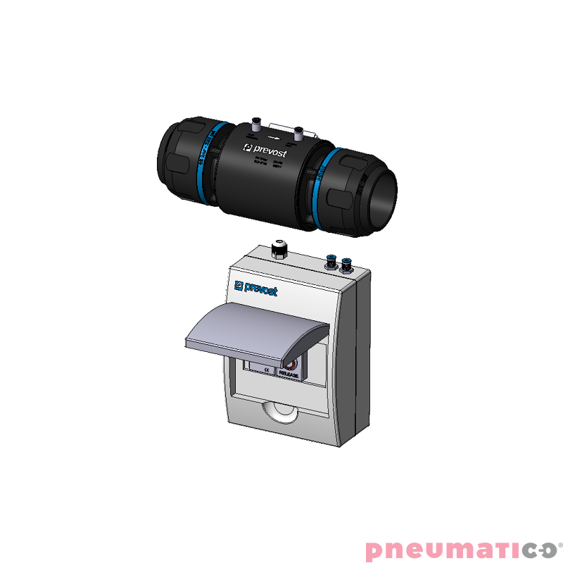 Zdalnie sterowany pneumatyczny zaw&oacute;r bezpieczeństwa Prevost 50mm PPS1 EKITVP50