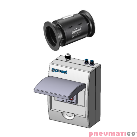 Zdalnie sterowany pneumatyczny zaw&oacute;r bezpieczeństwa Prevost 100mm PPS1 EKITVP100