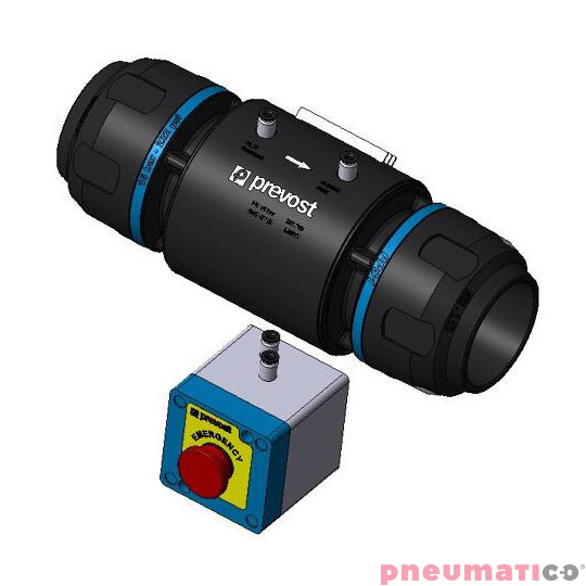 Pneumatyczny zawór bezpieczeństwa Prevost 40mm PPS1 SKITVP40 Pneumatyczny zawór bezpieczeństwa Prevost 40mm PPS1 SKITVP40