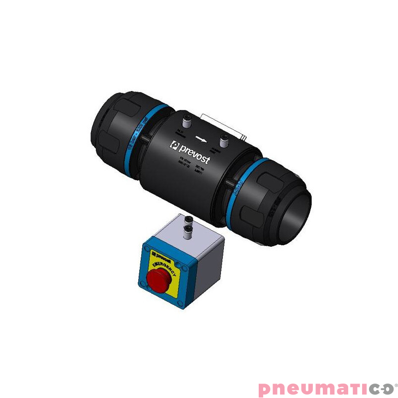 Pneumatyczny zawór bezpieczeństwa Prevost 80mm PPS1 SKITVP80 Pneumatyczny zawór bezpieczeństwa Prevost 80mm PPS1 SKITVP80