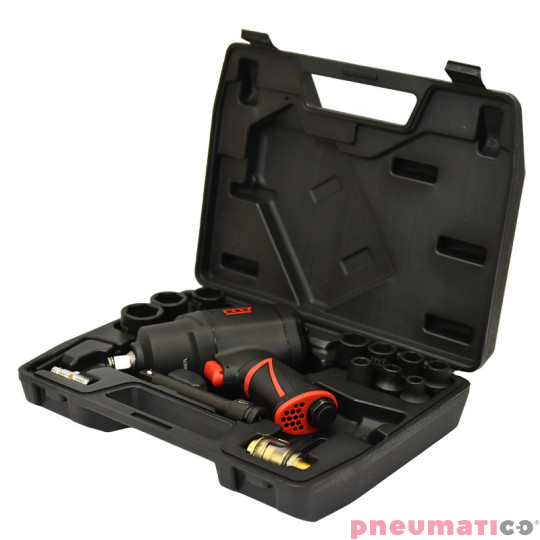 Klucz udarowy + zestaw nasadek M7 1/2" 1627Nm NC-4255Q-KIT Klucz udarowy + zestaw nasadek M7 1/2" 1627Nm NC-4255Q-KIT