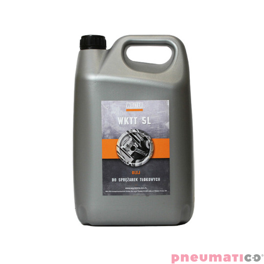 Mineralny olej do kompresor&oacute;w tłokowych WALTER 4000000502 - 5 litr&oacute;w