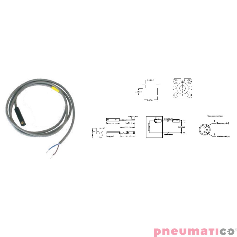 Magnetyczny czujnik zbliżeniowy TEKMA CS1-M