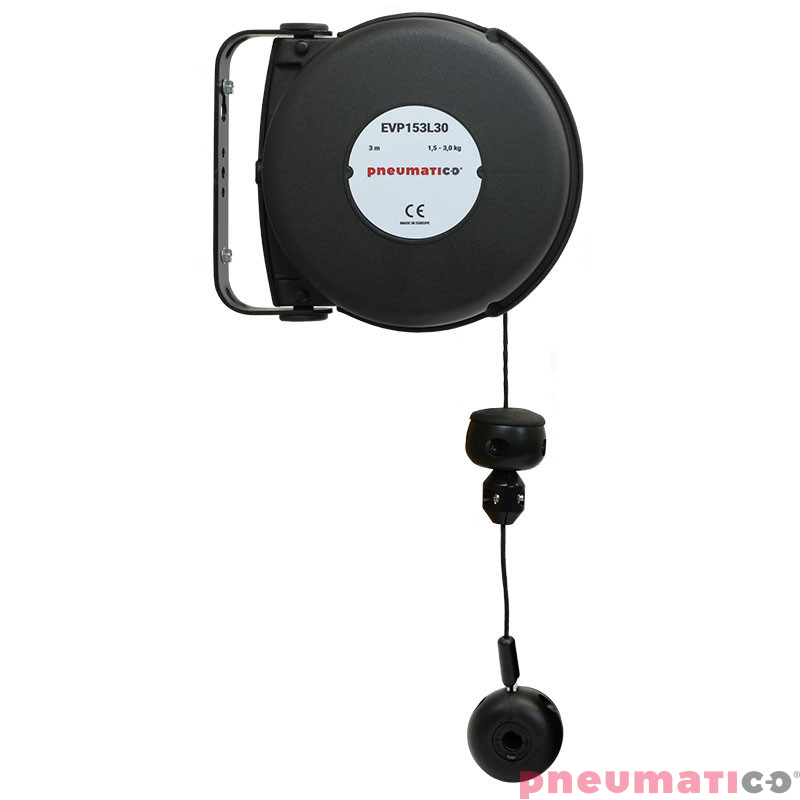 Uchwyt sprężynowy do kabla wallbox Pneumatico 1,5-3,0kg EVP153L30 Uchwyt sprężynowy do kabla wallbox Pneumatico 1,5-3,0kg EVP153L30