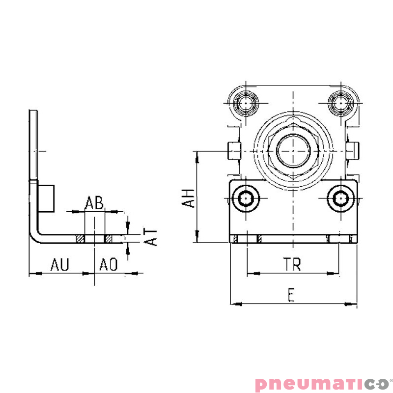 Łapa przednia/tylna LB TEKMA LB-32