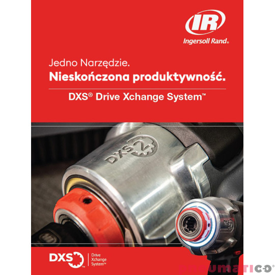Akumulatorowy klucz udarowy z wymiennym wrzecionem Ingersoll Rand W7153EU-K22B-EU DXS® 1/2" 2034 Nm (2 aku. lI-ikon 20V, 5Ah) Akumulatorowy klucz udarowy z wymiennym wrzecionem Ingersoll Rand W7153EU-K22B-EU DXS® 1/2" 2034 Nm (2 aku. lI-ikon 20V, 5Ah)