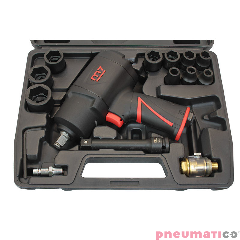 Klucz udarowy + zestaw narzędzi M7 1/2" 1627 Nm NC-4255Q-41KIT Klucz udarowy + zestaw narzędzi M7 1/2" 1627 Nm NC-4255Q-41KIT