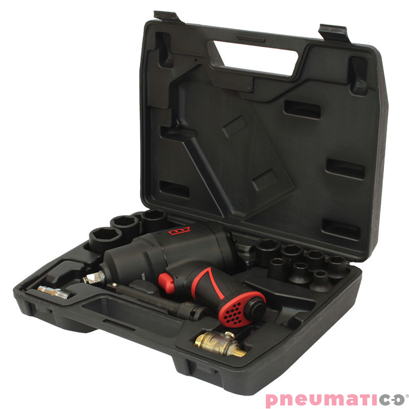 Klucz udarowy + zestaw narzędzi M7 1/2" 1627 Nm NC-4255Q-41KIT Klucz udarowy + zestaw narzędzi M7 1/2" 1627 Nm NC-4255Q-41KIT