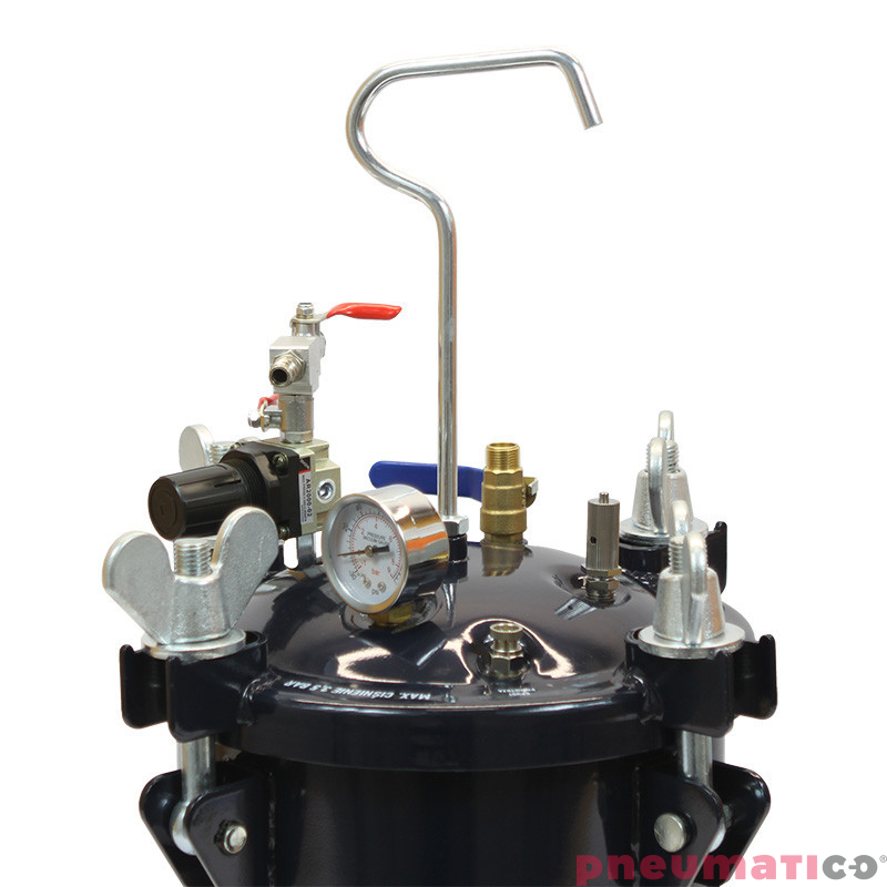 Zbiornik ciśnieniowy do natrysku / malowania 10L bez mieszadła Pneumatico Tank ZB10-VEV ECOLINE