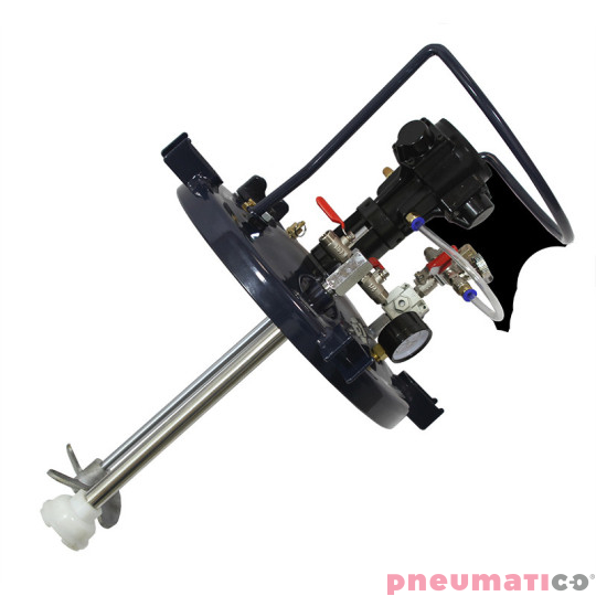 Zestaw do nakładania kleju: zbiornik 20L z mieszadłem MP20-1-1 Pneumatico Tank + pistolet PIZZI 9902 + wąż