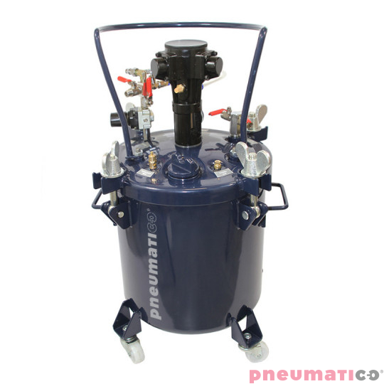 Zestaw do nakładania kleju: zbiornik 20L z mieszadłem MP20-1-1 Pneumatico Tank + pistolet PIZZI 9902 + wąż