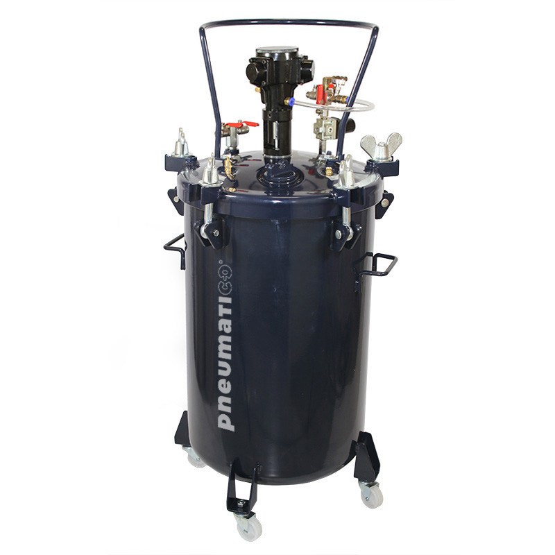 Zestaw do nakładania kleju: zbiornik 60L z mieszadłem MP60-1-1 Pneumatico Tank + pistolet PIZZI 0002 + wąż Zestaw do nakładania kleju: zbiornik 60L z mieszadłem MP60-1-1 Pneumatico Tank + pistolet PIZZI 0002 + wąż