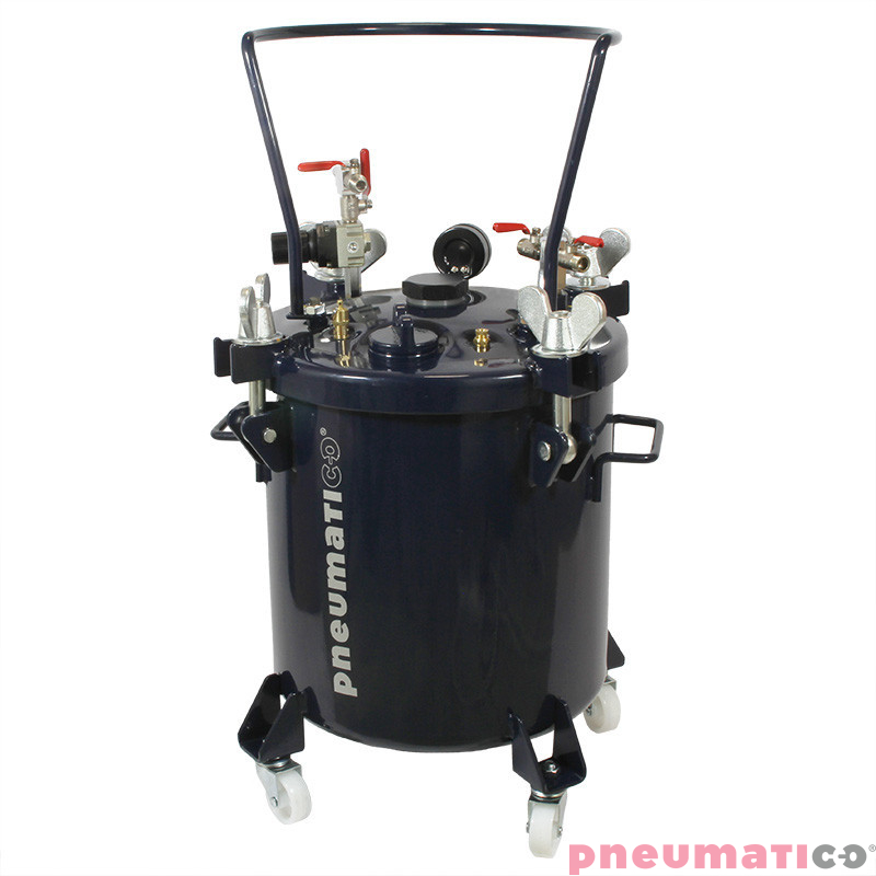 Zestaw do nakładania kleju: zbiornik 20L bez mieszadła ZB20-1-1 Pneumatico Tank + pistolet PIZZI 0002 + wąż Zestaw do nakładania kleju: zbiornik 20L bez mieszadła ZB20-1-1 Pneumatico Tank + pistolet PIZZI 0002 + wąż