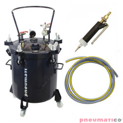 Zestaw do nakładania kleju: zbiornik 40L bez mieszadła ZB40-1-1 Pneumatico Tank + pistolet PIZZI 0002 + wąż