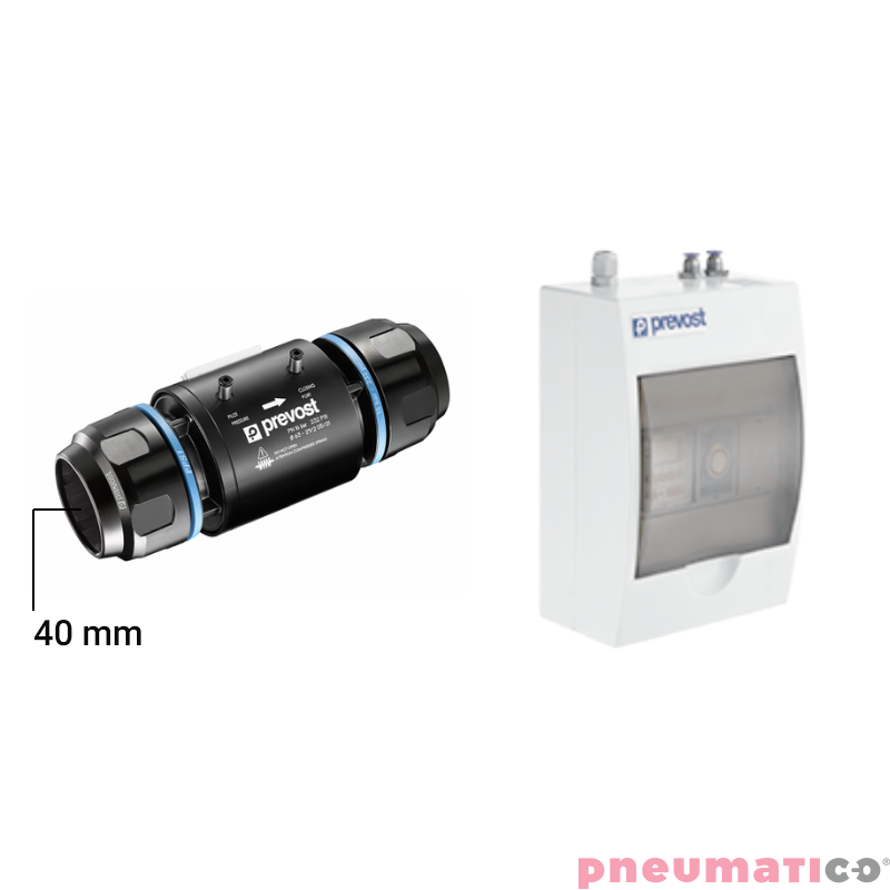 Zdalnie sterowany pneumatyczny zaw&oacute;r bezpieczeństwa Prevost 40mm PPS1 EKITVP40