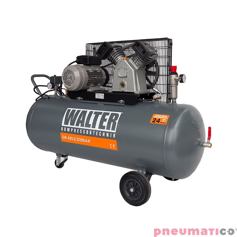 Kompresor - Sprężarka WALTER GK 420-2.2/200A Kompresor - Sprężarka WALTER GK 420-2.2/200A