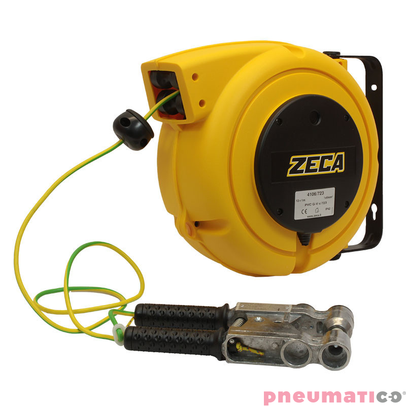 Zwijadło do przewodu uziemiającego 1x6mm&sup2; ZECA z zaciskiem przeciwwybuchowym ATEX 4106/723 16m