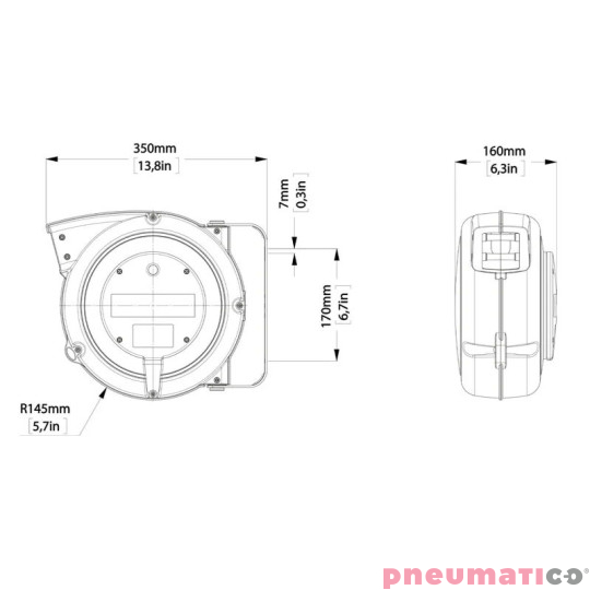 Zwijadło do przewodu uziemiającego 1x6mm&sup2; ZECA z zaciskiem przeciwwybuchowym ATEX 4106/723 16m