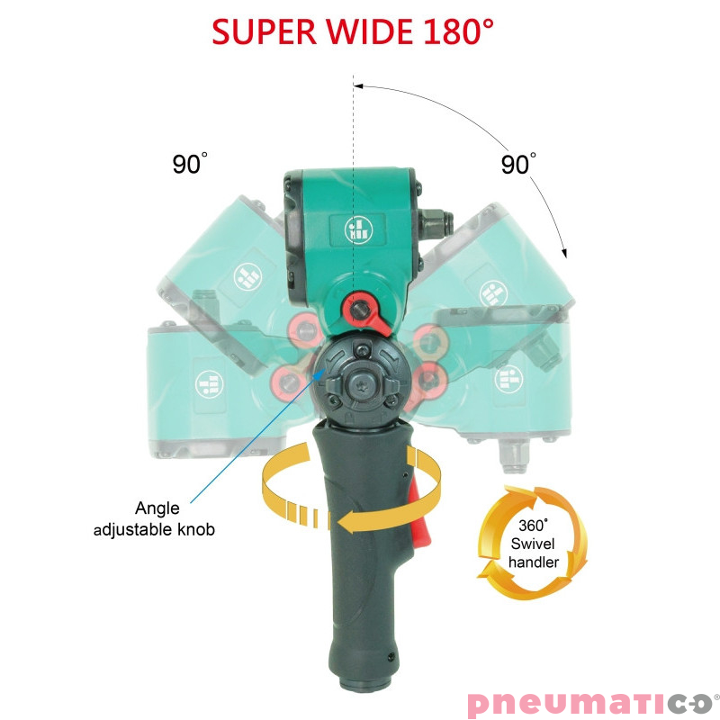 Klucz kątowy udarowy obrotowy 1/2" 610Nm Jonnesway JAI-1704 Klucz kątowy udarowy obrotowy 1/2" 610Nm Jonnesway JAI-1704