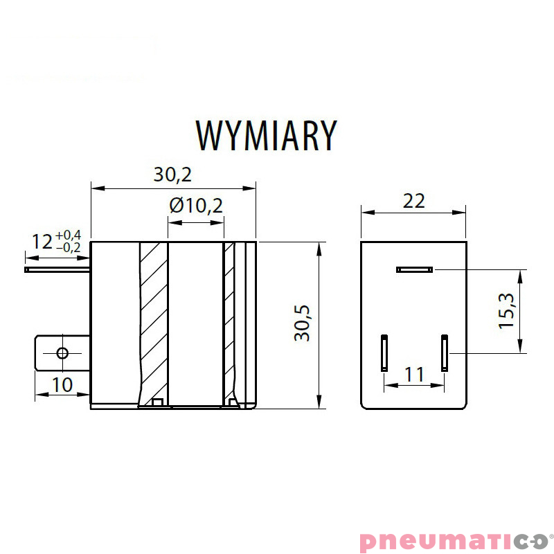 Cewka RQE typ CS41 12V DC klasa H RQS RQECS41H0
