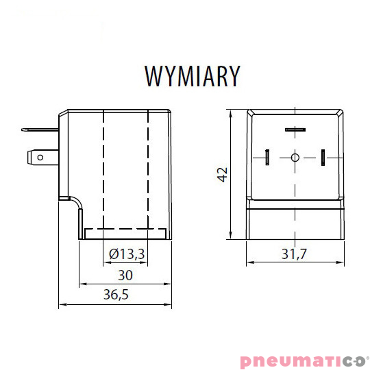 Cewka RQE typ CS22 24V DC klasa H RQS RQECS22H1